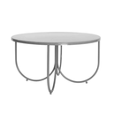 Rotoiti Patio Coffee Table SS | Fog