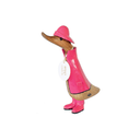 Duckling Raincoats Sculpture | Pink