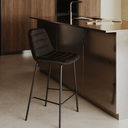 Romy Bench Barstool | Black