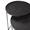 Round Tray Side Table Nesting Set