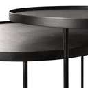 Round Tray Side Table Nesting Set