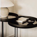 Round Tray Side Table Nesting Set