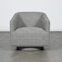 Ryan Swivel Armchair | Tweed