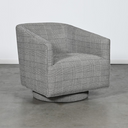 Ryan Swivel Armchair | Tweed