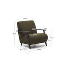 Hugh Armchair | Green Boucle