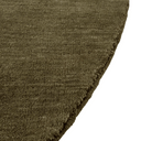 Sandringham Round Rug | Moss
