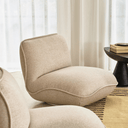Sebastian Swivel Armchair | Ecru Beige