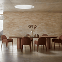 Seb Oval Dining Table | Walnut