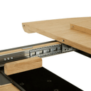 Seb Pebble Extension Dining Table | Oak
