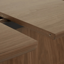 Seb Pebble Extension Dining Table | Walnut