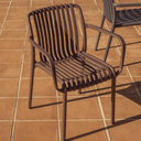 Shio Stackable Patio Chair | Brown