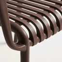 Shio Stackable Patio Chair | Brown