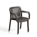 Shio Stackable Patio Chair | Graphite