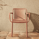 Shio Stackable Patio Chair | Terracotta