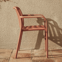 Shio Stackable Patio Chair | Terracotta
