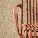 Shio Stackable Patio Chair | Terracotta