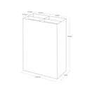 Smart Wide Umbrella Stand | Black