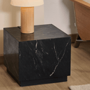 Sorein Marble Side Table | Black