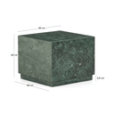 Sorein Marble Side Table | Green