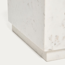 Sorein Marble Side Table | White