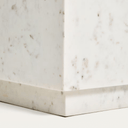 Sorein Marble Side Table | White