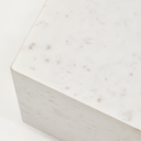 Sorein Marble Side Table | White