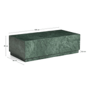 Sorein Marble Coffee Table | Green