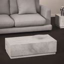 Sorein Marble Coffee Table | White