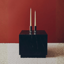 Sorein Marble Side Table | Black