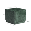 Sorein Marble Side Table | Green