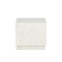 Sorein Marble Side Table | White