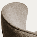 Sorile Swivel Armchair | Brown
