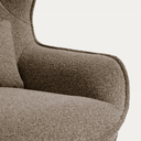 Sorile Swivel Armchair | Brown