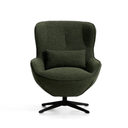 Sorile Swivel Armchair | Green