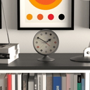Spheric Retro Alarm Clock | Blizzard Grey