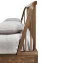 Spindle Bed | Natural Teak