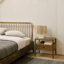 Spindle Bed | Natural Teak