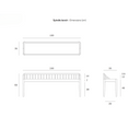 Spindle Dresser | Natural Teak