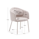 James Dining Chair | Dove Grey