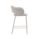 Steels Bench Barstool | Dove Grey Chenille
