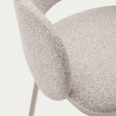 Steels Dining Chair | Dove Grey Chenille