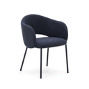 Steels Dining Chair | Navy Chenille