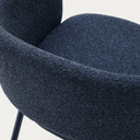 Steels Dining Chair | Navy Chenille