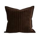 Stria Cushion | Chocolate