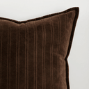 Stria Cushion | Chocolate