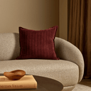 Stria Cushion | Merlot