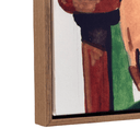 Sun Nap Framed Canvas Print