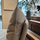 Sven Leather Swivel Armchair | Taupe