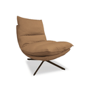 Sven Leather Swivel Armchair | Tan
