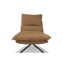 Sven Leather Swivel Armchair | Tan